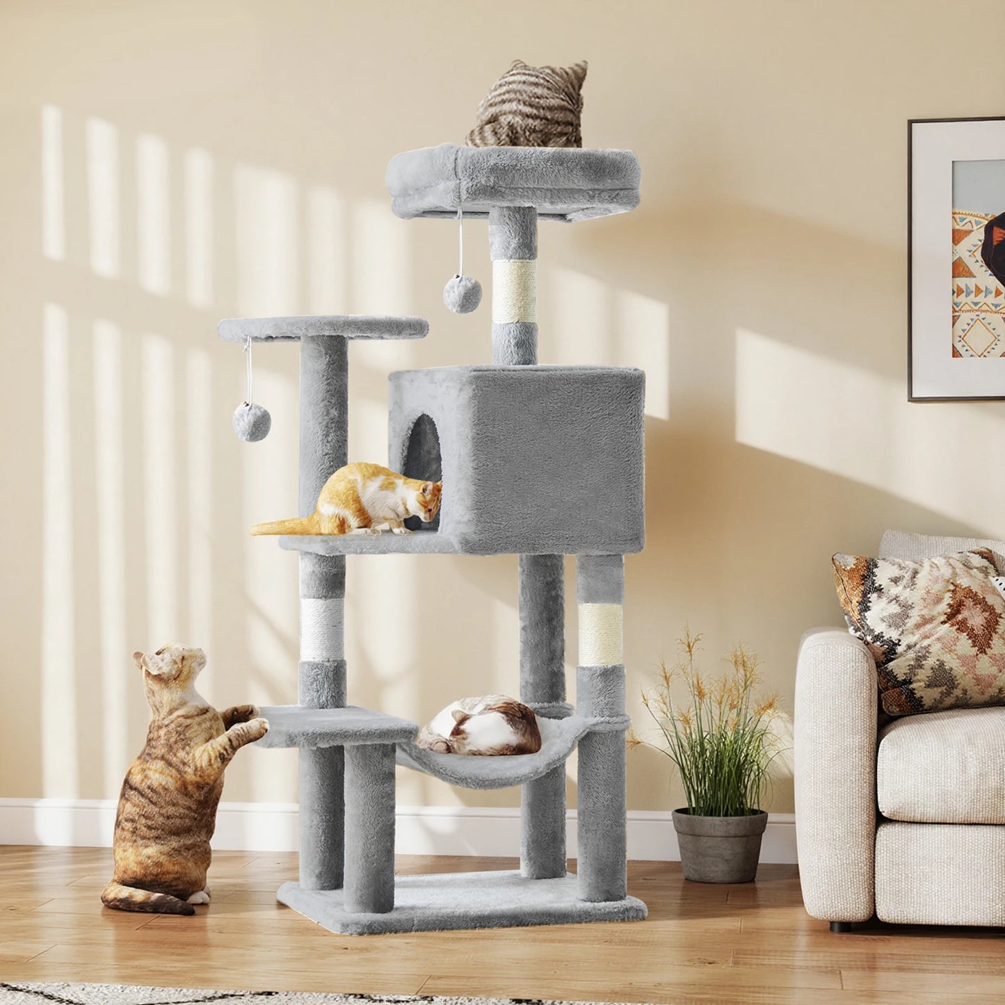 PurrMount Climbing Tower 43in